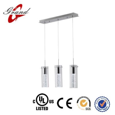 China steel & New glass pendant lights for the dining room for sale