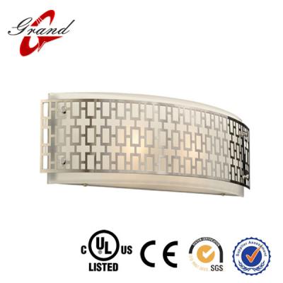 China Simple Design Metal Pattern Decorative Modern Laser Cut Wall Lamp for sale