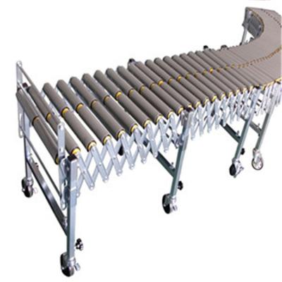 China 2022 China Discharge Heat Resistant Flexible Telescopic Roller Conveyor Manufactured Telescopic Belt Conveyor for sale