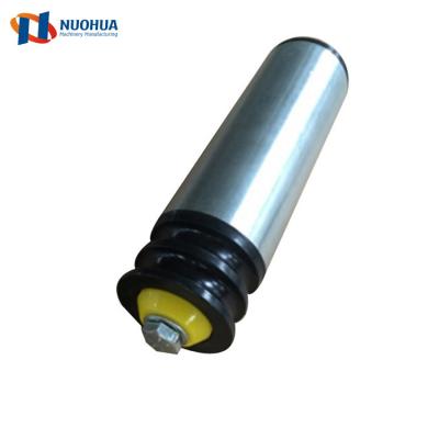 China Hotels Galvanized Steel O-belt Wheel Belt Conveyor Roller Drive Bowl Roller for sale