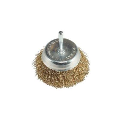 China Eco - Friendly Twist Knot Steel Wire Cup Brush Round Steel Wire Brush for sale