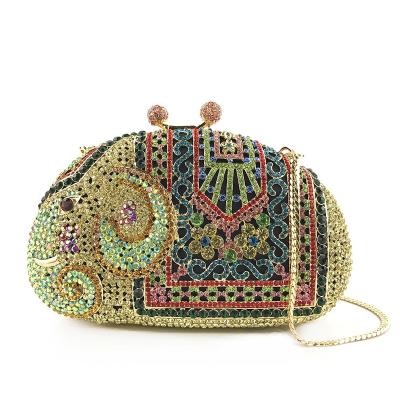 China High Quality Handmade Elephant Shape Clutch Evening Purse For Women OC3924 High Quality Handmade Elephant Shape Evening Clutch Purse For Women for sale