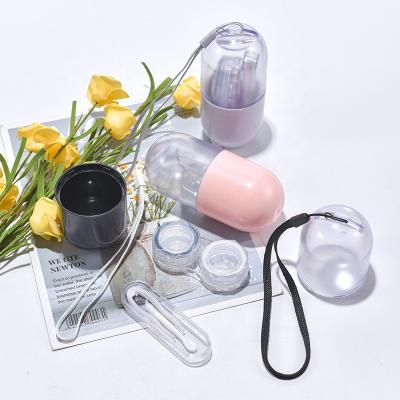 China 2021 hot sale ABS contact lens box/contact lens container/mini cute contact lens case for sale