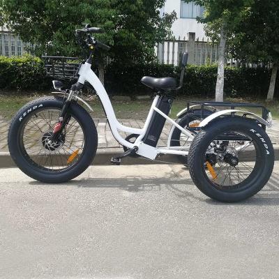 China Cargo Manufacture Selling New Model Disc Brake 3 Wheels electric Tricycle for sale