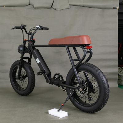 China Aluminum Alloy High Power Newly Designed Long Range Fast Speed 40kM 48V Battery 750W Ebike Motor  City Bicycle Fat Tire Electric Vehicle Bike for sale