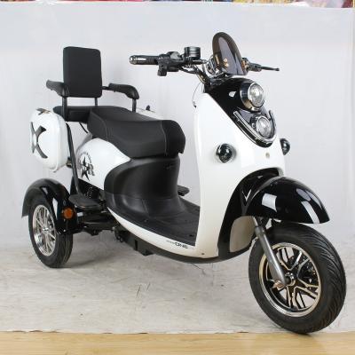 China Passenger Hot sell motorized electric tricycle in electric scooters 3 three wheel disability with padals for adults/elderly for sale