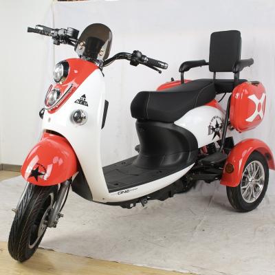 China Passenger Leisure 3 wheel electric scooter 2 seaters electric tricycle stable moped for elderly safe speed 35km/h for sale