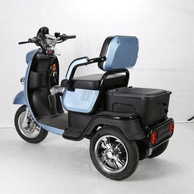 China Cargo Cheaper Power 60V 1000W Europe Standard Extended 2200W Handicapped 3wheel Adult Professional Motor Electric Tricycle Cargo for sale