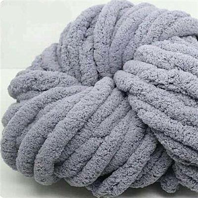 China Hot Sale Anti-pilling Chenille Yarn Chunky Colored Arm Polyester 100% Knitting Yarn for sale