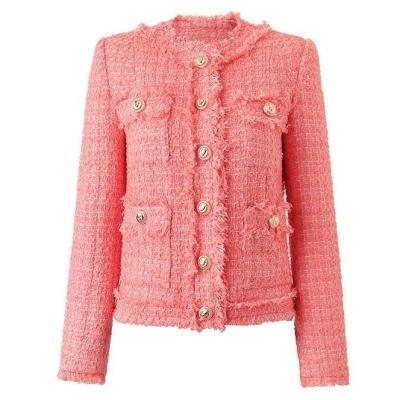 China QUICK DRY Women's Jackets Knitting Luxury Clothes Ropa de Lujo Chaqueta Mujer Luxury Tweed Jackets Tweed Blazer for sale