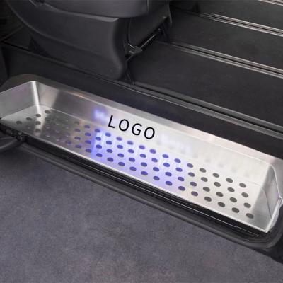 China Luxury Luxury Welcome Pedal Threshold LED Welcome Pedal With Lamp Decoration For Benz for sale