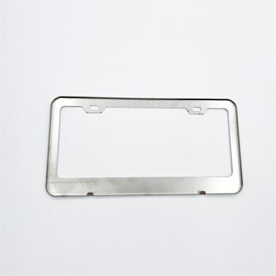 China Luxury high quality stainless steel 31*16 license plate frame for sale