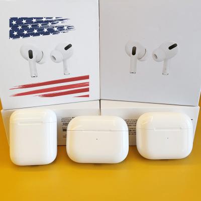 China For best quality earphone pods 2 APPL wireless earphone gen 3 original air serial number 1:1 clone pro wireless earphone for 3rd generation airpodding for sale