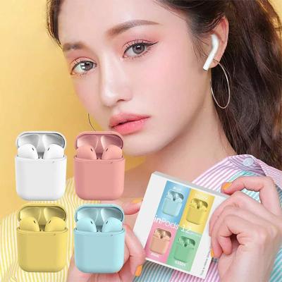 China TWS (True Wireless Stereo) 2021 hot sale inpods 12 i12 Matte Color Wireless Earbuds True noise from TWS Macaron canceling earphone sports earphone inpods12 for sale