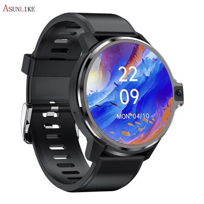 China 2021 APP Control 5 Million Video Phone 4G SIM Card Call Watch GPS Pxels HD Dual Camera Sport Android Smartwatch With Game for sale