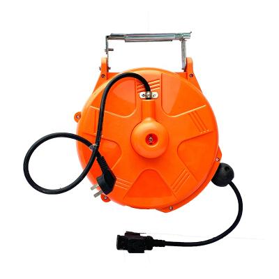 China Adjustable Retractable Plastic Hose Reel Automatic Cable Reel for Garden for sale