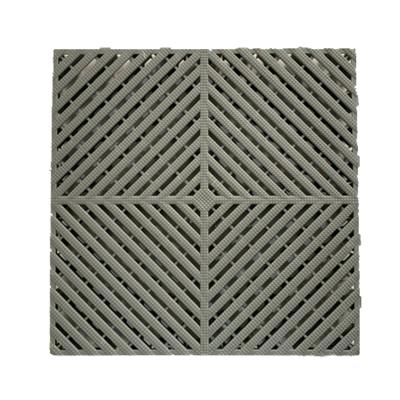 China Car Repair Wash Shop Farm Grill Floor Drain Grid Mat Floor Plastic Splicing Non-slip Interlocking Splicing Direct Sales for sale