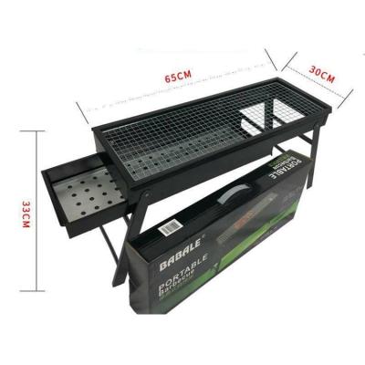 China Easily Assembled Portable Folding BBQ Grill Commercial Charcoal BBQ Grill for sale