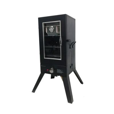 China Easily Assembled High Quality Vertical Barbecue Gas BBQ Restaurant Cold Smoker Machine for sale