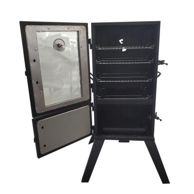 China Vertical Smokers Easily Collected BBQ Grill Gas Meat And Fish Smoker For Outdoor Cooking for sale