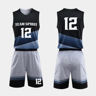 China Breathable High Quality Sublimated Basketball Wear Basketball Tank Top Design Latest Custom Sublimation Uniform for sale