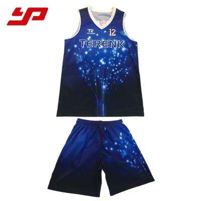 China Breathable Customized Printing Jersey Basketball Wear , Custom Basketball Uniforms for sale