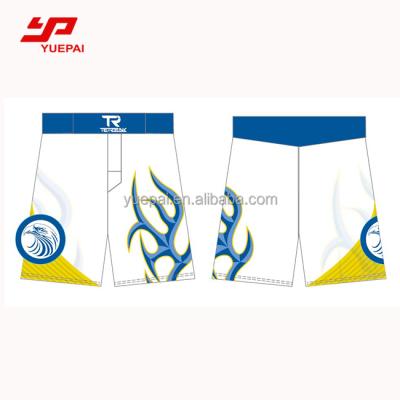 China Wholesale Breathable Quick Dry Mens Cheap Custom Printed White Sublimated Muttahida Majlis-e-Amal Shorts for sale