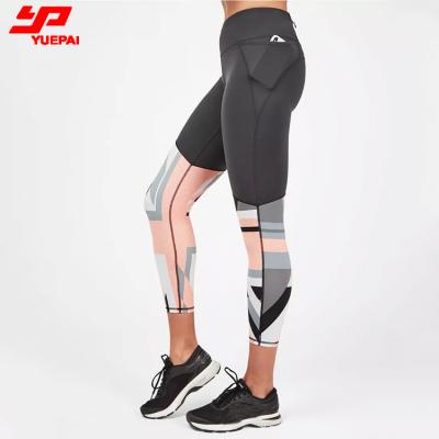 China Antibacterial OEM Recycled Custom Sublimated Printing Women Equipment Leggings Workout Fitness Yoga Wear Set Active Wear for sale