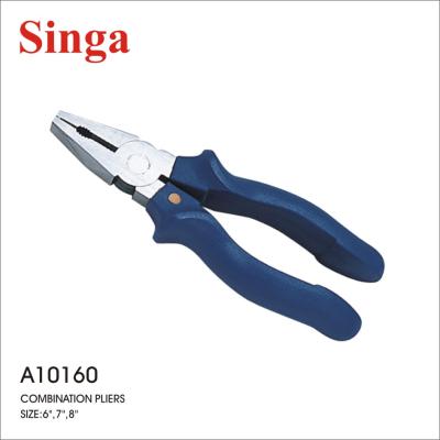 China Singa MULTI FUNCTIONAL German Type Carbon Steel 6 Inch 7 Inch Long DIY Tool Nose Diagonal Cutter Combination Pliers for sale