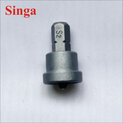 China Singa 36222 Depth S2 Stop Steel Material Plasterboard Screws Setting 2PCS 25mm Screwdriver Bit Drywall Dimpler Screw for sale