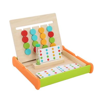 China Wooden Montessori Puzzle Game Toys and Color Knowledge Enlightenment Toys New Designed Kids Style Four Color Developing Animal Color Box for sale