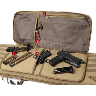 China Wholesale Waterproof Hunting Portable Military Rifle Carry On Tactical Double Gun Shooting Bag for sale