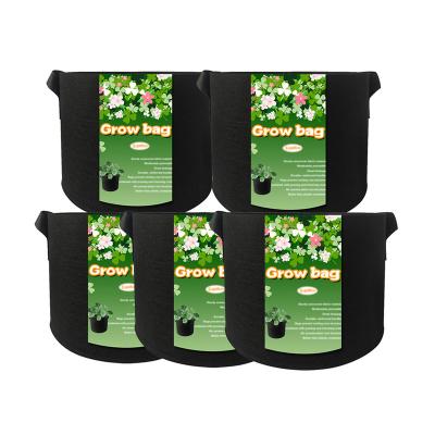 China 3/5/7/10 Gallon Eco-friendly Root Grow Pots Felt Plant Bag Growing Bag for sale