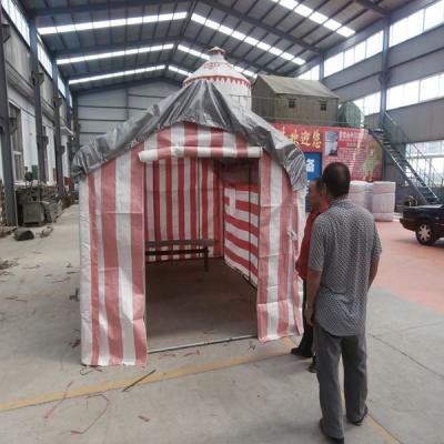 China Galvanized Iron Refugee Tent Canvas Tent Model for sale