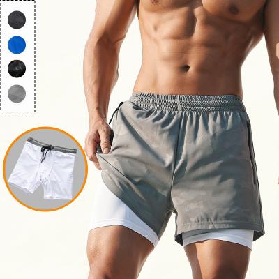 China 2022 Anti-Wrinkle Gym Clothing Sports Workout Sporty Quick Dry Men Track Running Shorts For Men for sale