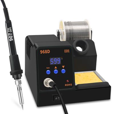 China Powerful silicone high temperature resistant wire other tabletop equipment SMD pneumatic smd gun hot air soldering rework soldering hot soldering station for sale