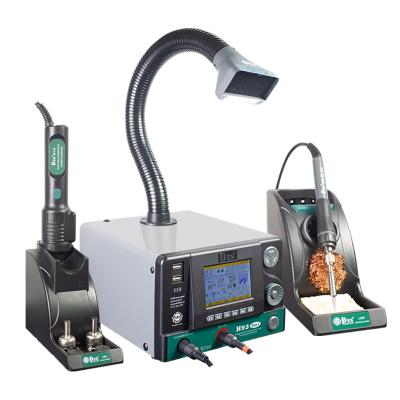 China ESD H93 air gun hot desoldering station intelligent three-in-one electric soldering iron air gun smoking instrument 280(L)*197(W)*140(H)mm for sale