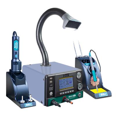 China DES H93B air gun station hot desoldering digital display three-in-one electric soldering iron air gun smoking instrument 280(L)*197(W)*140(H)mm for sale