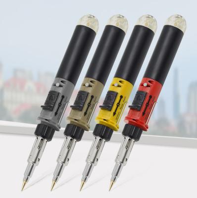 China VA105K Gas Filling Gas Soldering Iron Set 12 in 1 Pen Type Gas Soldering Iron Multifunctional Portable for sale