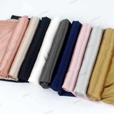 China Hot Sale European Fashion Product Anti Pill Low MOQ Material French Silk Fabric Printing Plain Dyed Silk Fabric With Oeko Tex Certification for sale