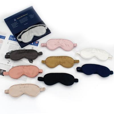 China Anti-puffiness High Quality Eco-friendly Silk Eye Mask Eye Mask Luxury Silk Sleep for sale