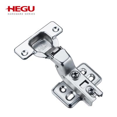 China Half Overlay One Way Metal Hardware Contemporary Sideboard Door Hinge for sale