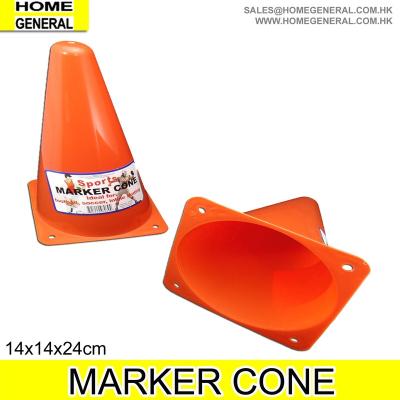 China PLASTIC FOOTBALL CONE SPORT MARKER SMALL CONE | ORANGE PRACTICE CONES | FOOTBALL LACROSSE FOOTBALL FOOTBALL BASKETBALL PRACTICE FIELD GYMS DISC C for sale