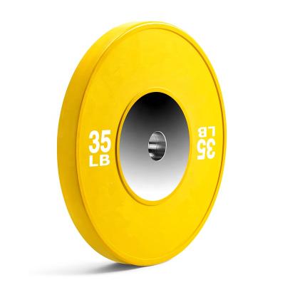 China Bumper Plate Competition Weight Rubber Gym Weightlifting Club Color Bumper Plate for sale