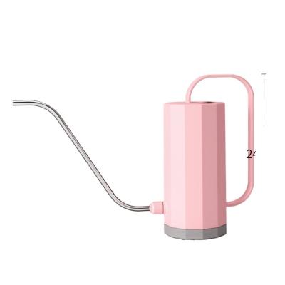 China Carrrying Handle Green Light Weight Watering Cans Plastic Water Say Long Outdoor Watering Pot Neck Sprinkler Lipstick Long Box For Plant for sale