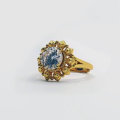 China FASHIONABLE Classic Design 18k Gold Plating Cute Adjustable Luxury Rings Wholesale Ring Women for sale