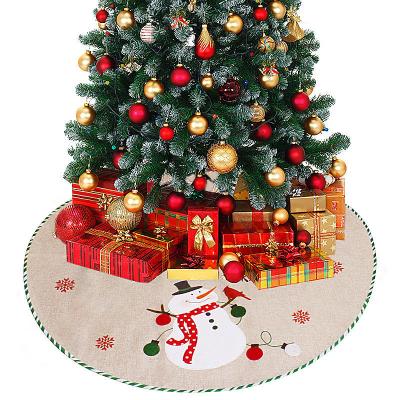 China NEW Country Style Christmas Tree Dress Waterproof Cheap Christmas Tree Skirt for sale