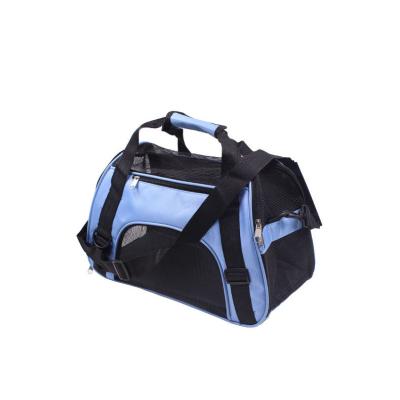 China Portable Cross Folding Pet Bag Breathable Large Medium And Small Medium - Body Pet Backpack for sale