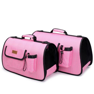 China New Wholesale Breathable Pet Bag Foldable Pet Handbag, Small Portable Pet Travel Carrier Bag for sale