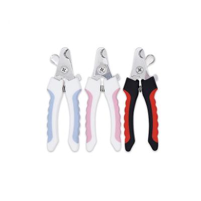 China Hot Sale Pet Care Products Stainless Steel Pet Grooming Scissors Viable Dogs and Cats Nail Cutter and Trimmer for sale